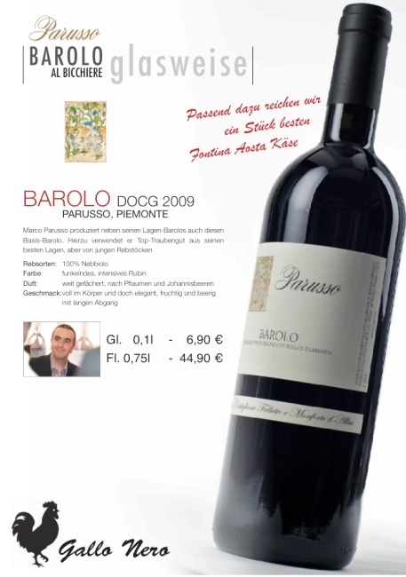 Wein Parusso Barolo, Piemonte